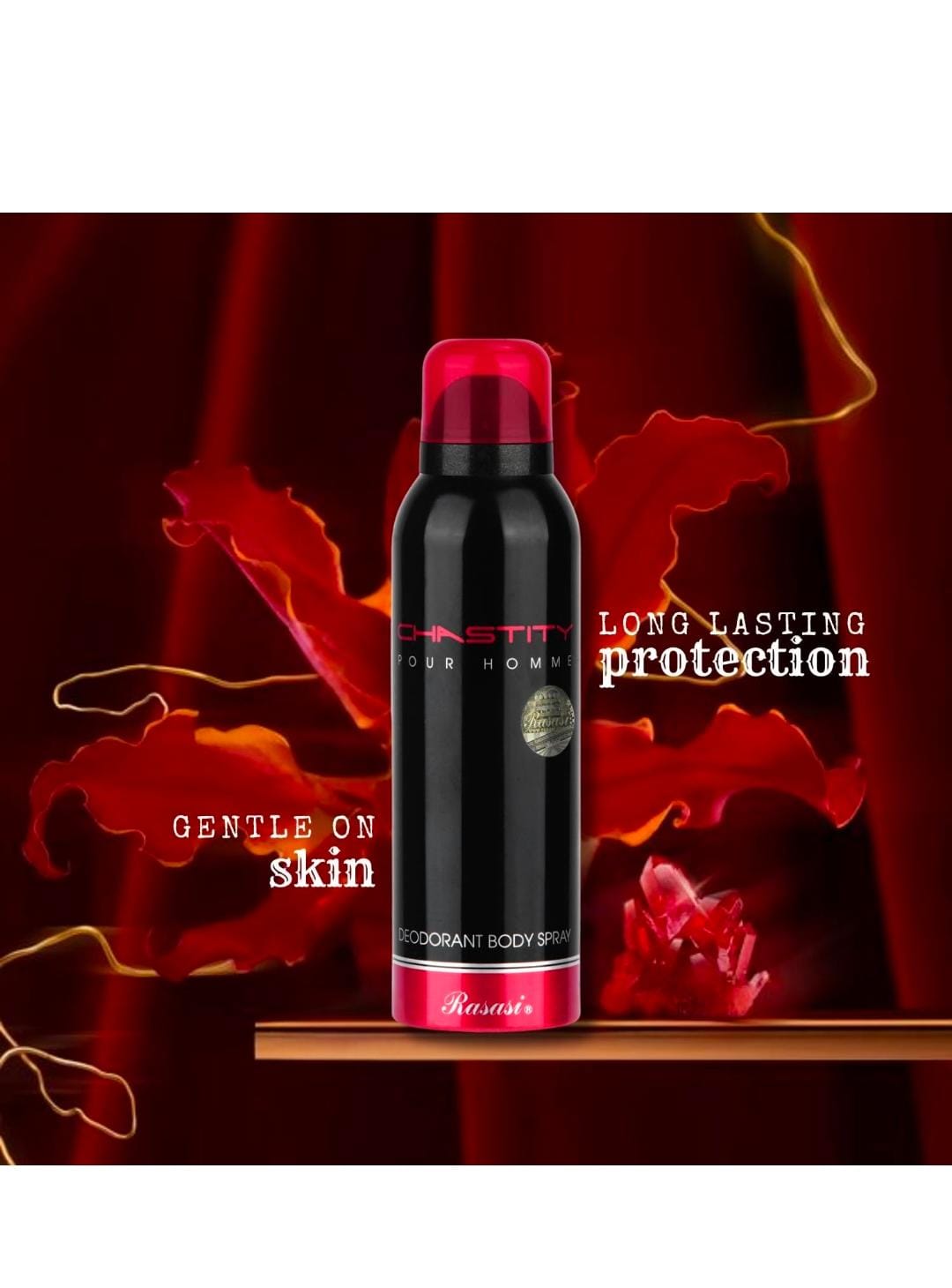 RASASI CHASTITY POUR HOMME DEODRANT SPRAY